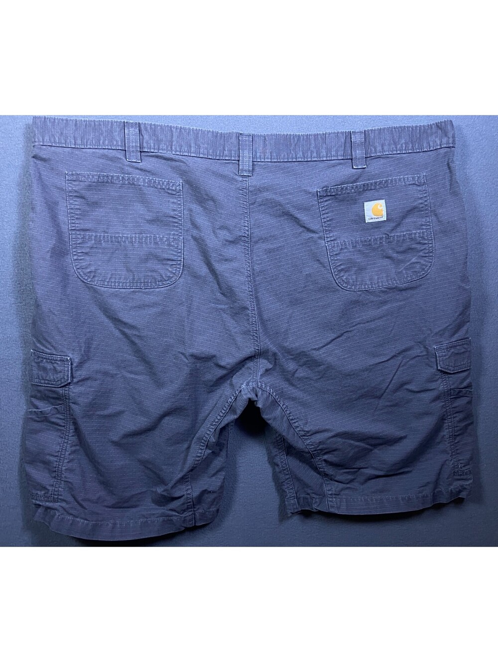 Carhartt Grey Relaxed Fit Force Broxton Cargo Short Men's Sz 50 Ripstop Workwear - Picture 6 of 10